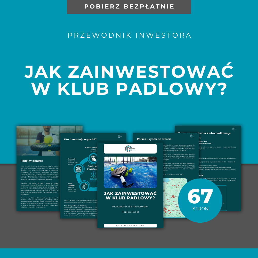 eBook Jak zainwestować w klub padlowy