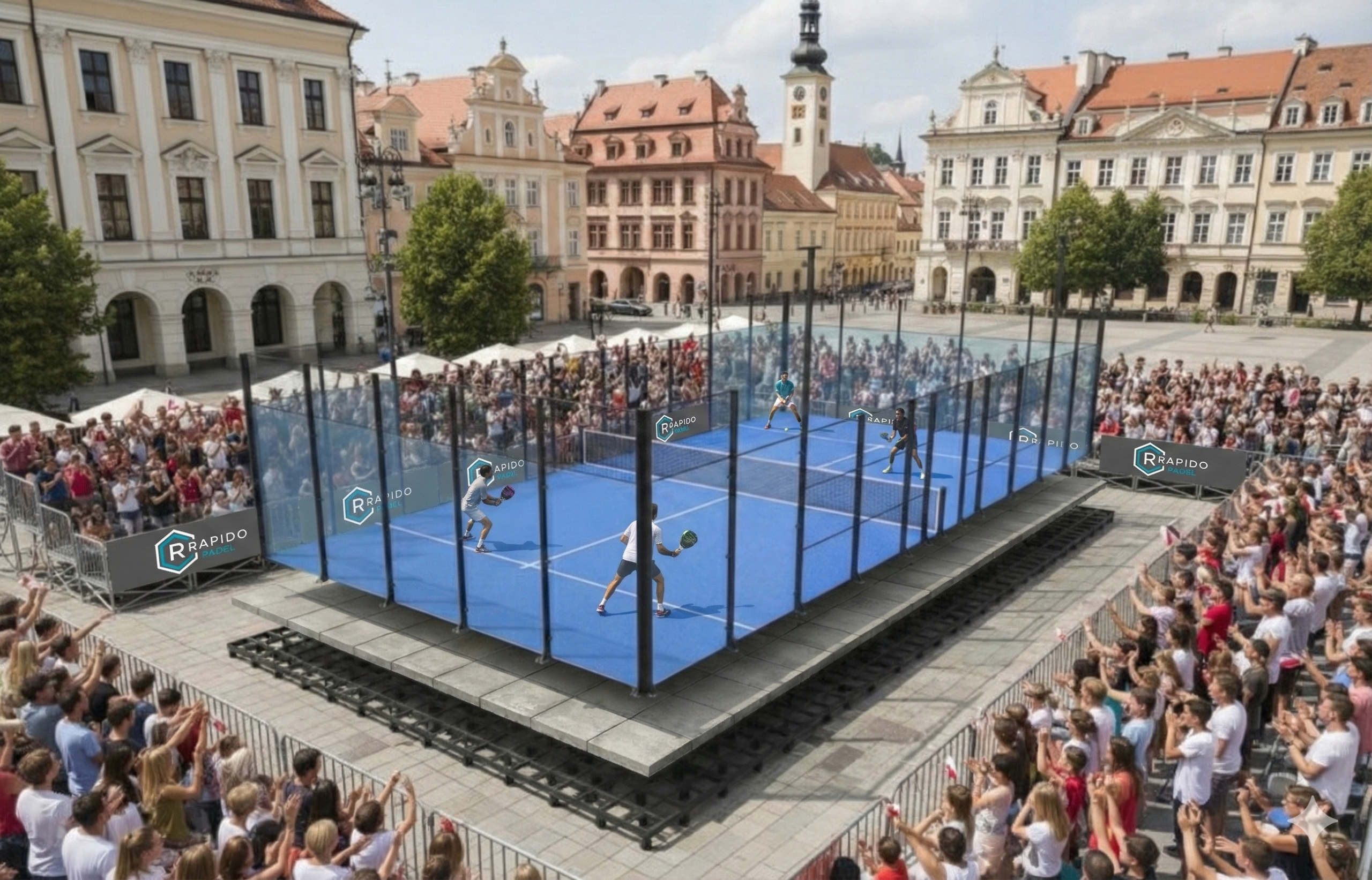 Mobilny kort do padla - zdjęcie 1